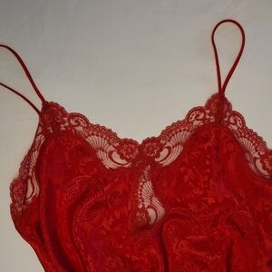 Potpourri Crimson Red Vintage Chemise